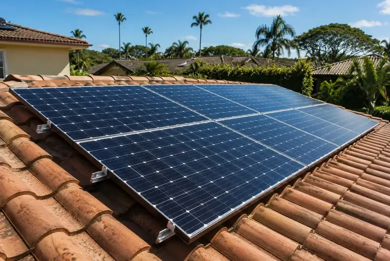 Installation de panneaux solaires à Sainte-Soline